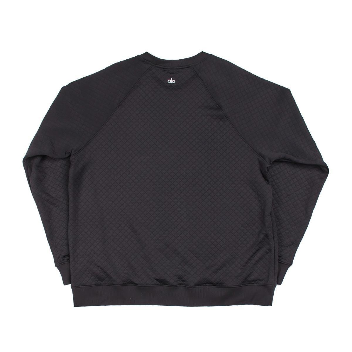 Alo Yoga Men's Yama Quilted Sweatshirt Black 2XL Male Product Image