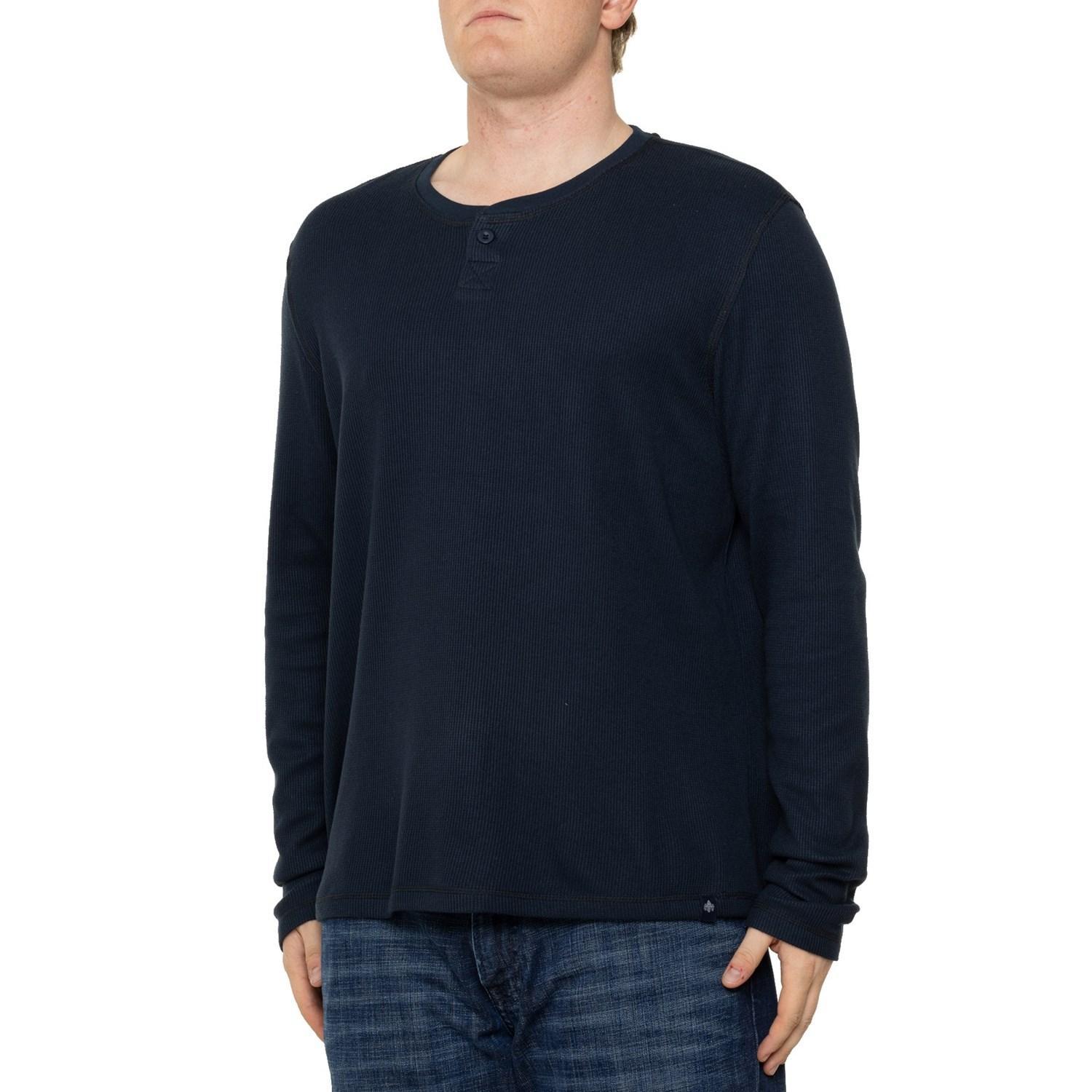 Rainforest Waffle-Knit Henley Shirt - Long Sleeve Product Image