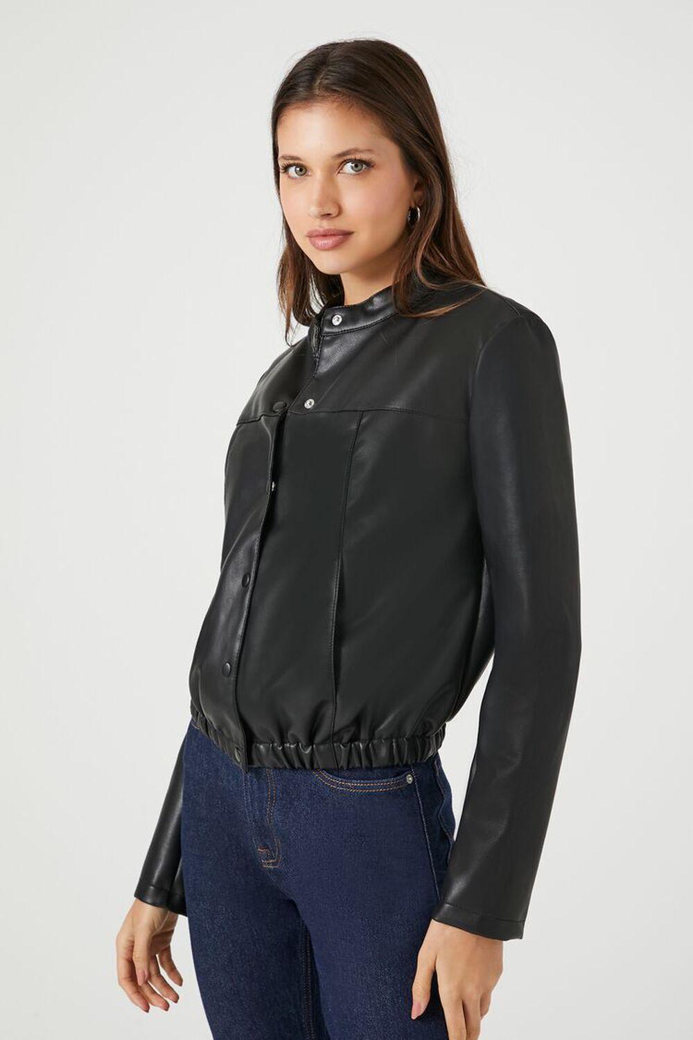 Faux Leather Moto Jacket | Forever 21 Product Image