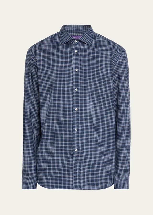 Men's Aston Double-Tattersal Flannel Shirt Product Image