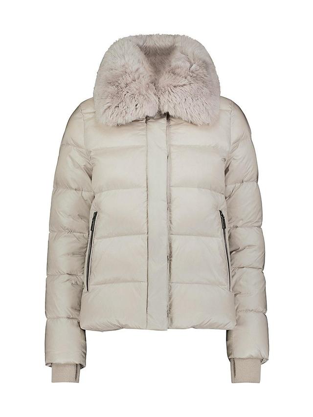 Womens Vera Down Shearling Jacket Product Image