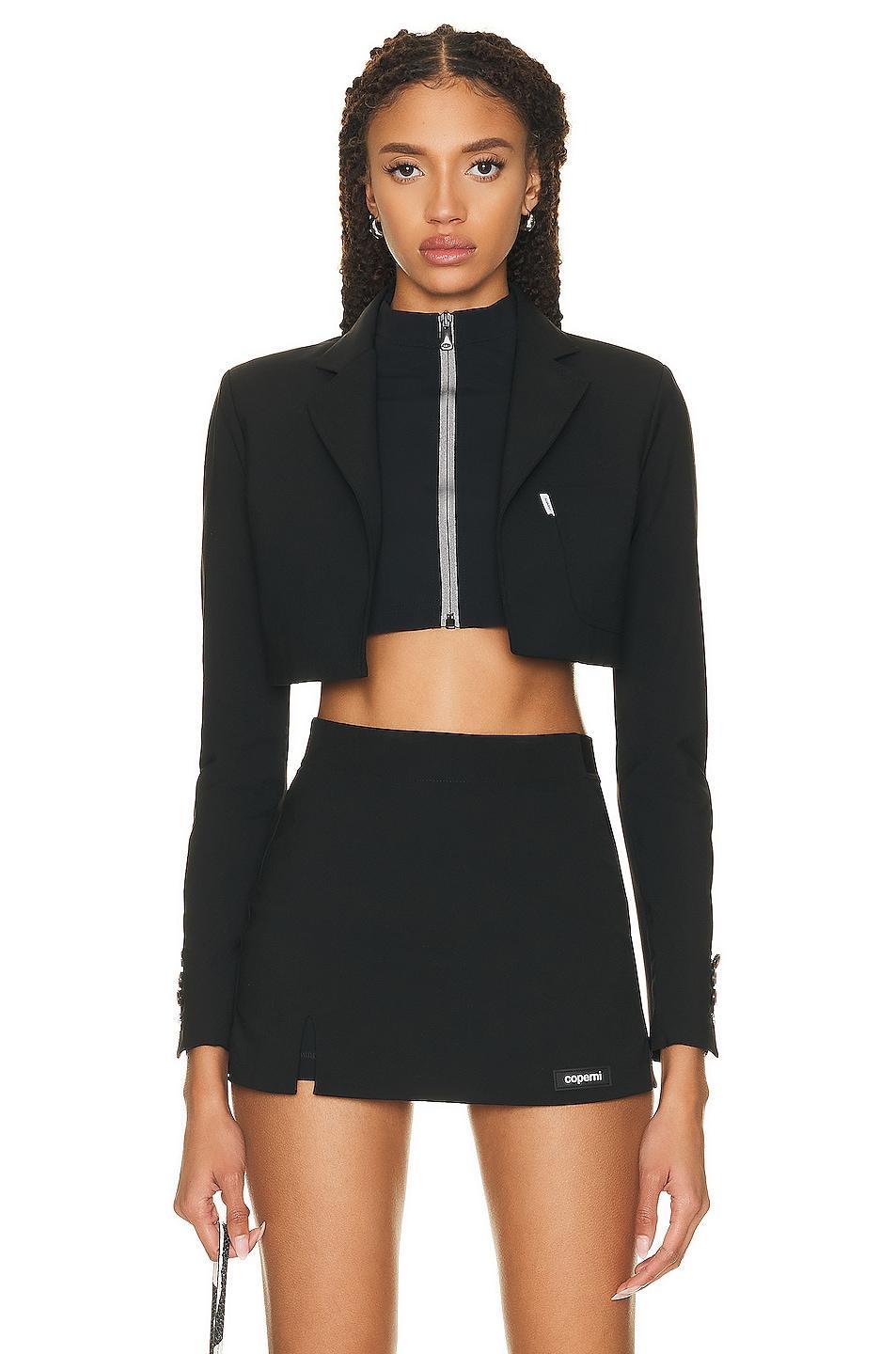 Coperni Cropped Tailored Jacket Black. (also in ). Product Image