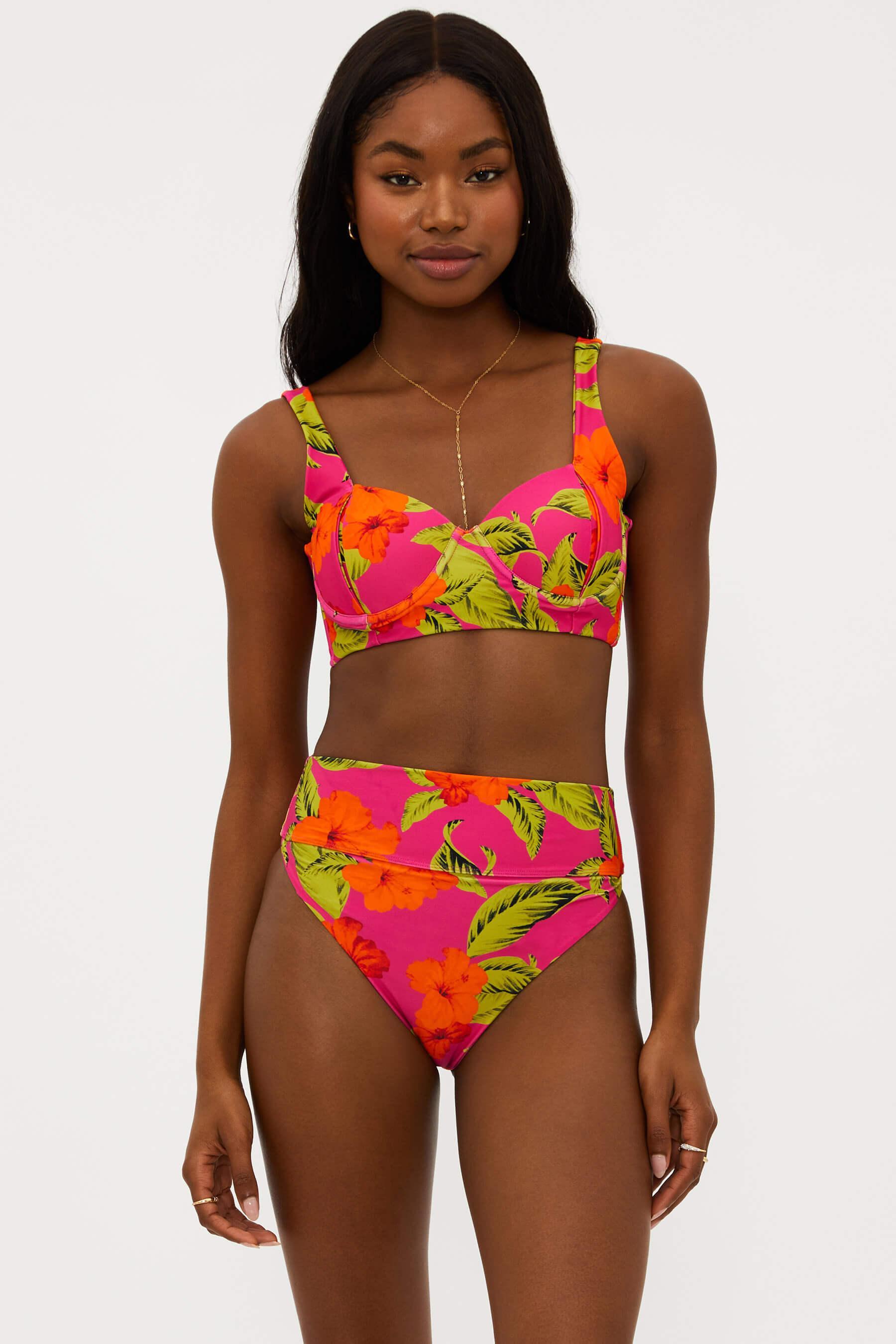 Paulina Top Hibiscus Sunset Product Image