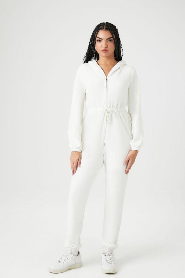 Hooded Long-Sleeve Jumpsuit | Forever 21 Product Image