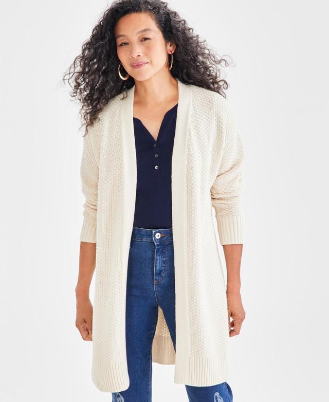 Style & Co Womens Open-Front Long-Sleeve Cardigan, Created for Macys Product Image