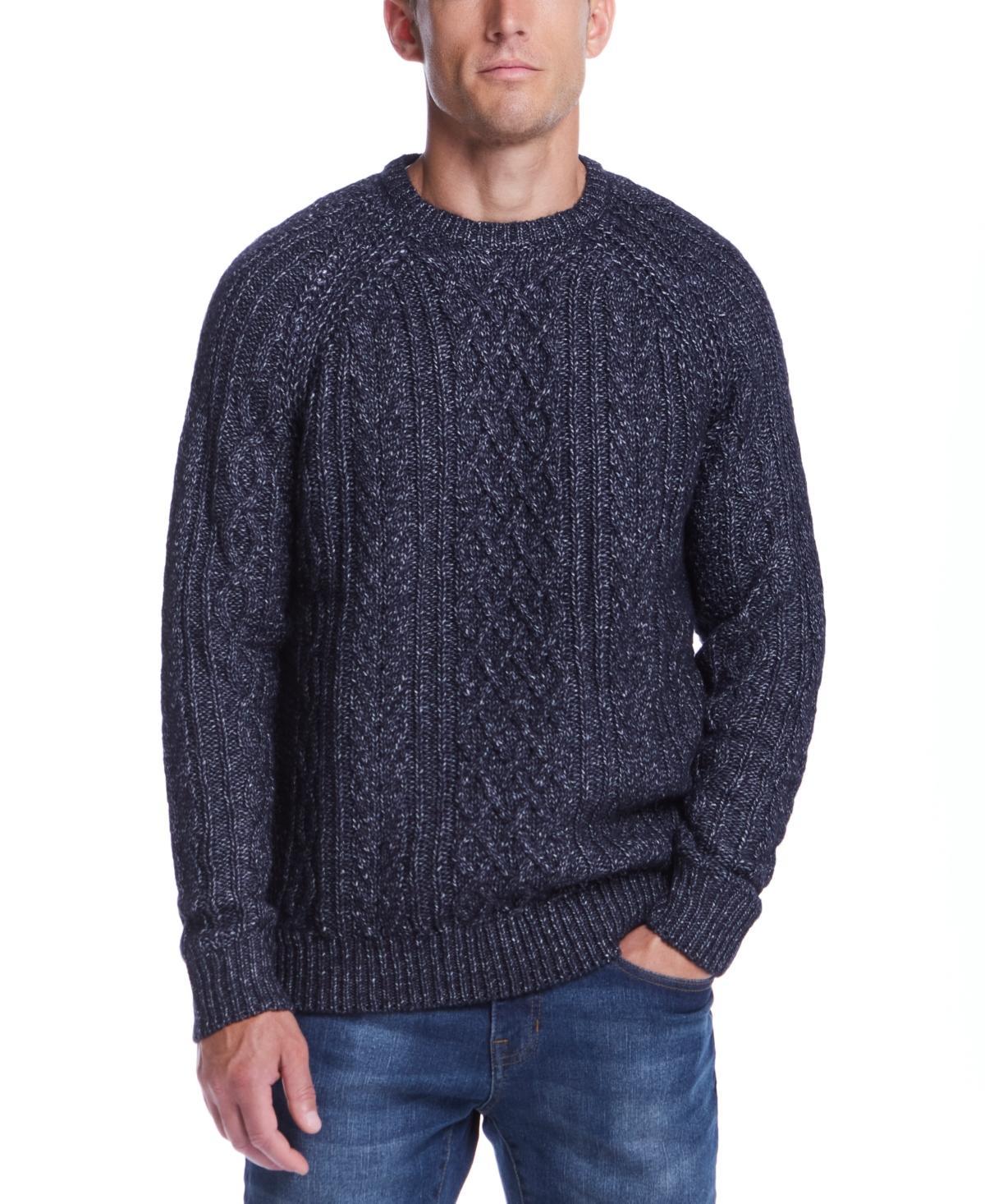 Weatherproof Vintage Mens Chunky Cable Crewneck Sweater Product Image