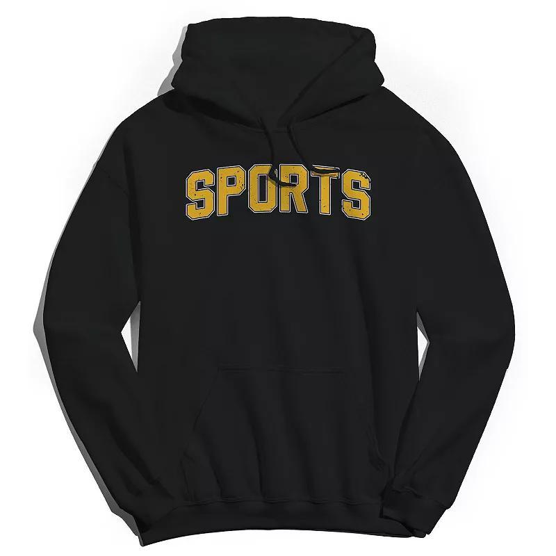 Adult Sports Graphic Hoodie, Mens Blue Product Image