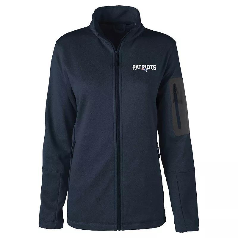 Womens Dunbrooke Heather New England Patriots Freestyle Teflon Shield Full-Zip Jacket Blue Product Image