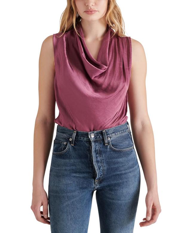 Steve Madden Womens Jayde Cowl-Neck Bodysuit Product Image