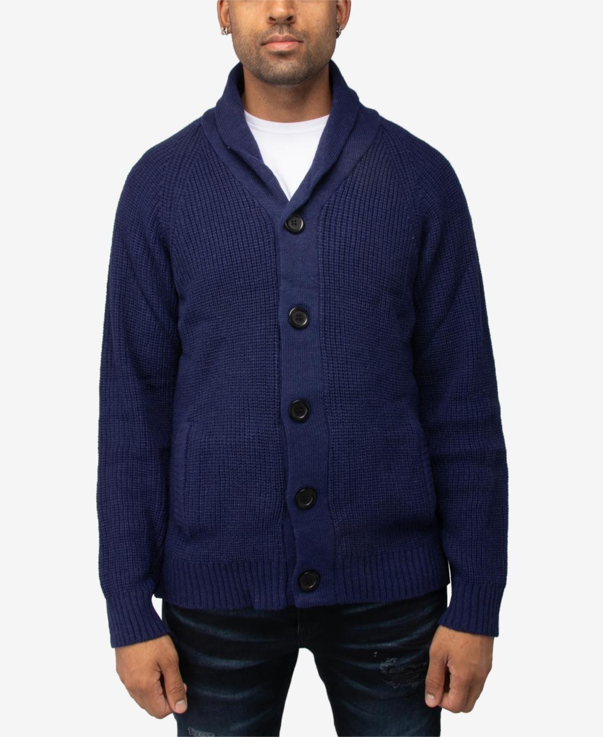 X-Ray Mens Shawl Collar Cardigan Product Image