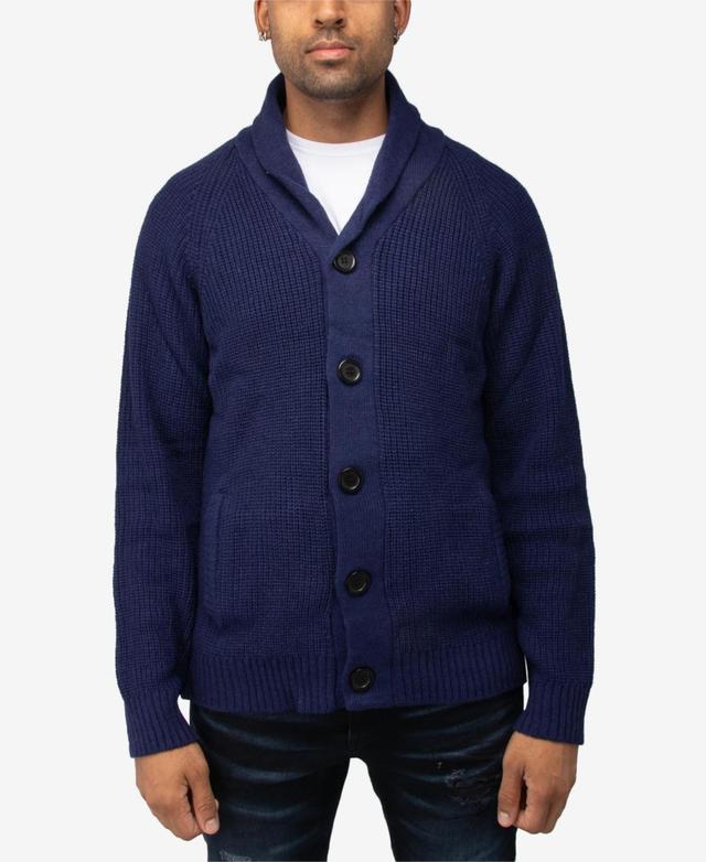 X-Ray Mens Shawl Collar Cardigan Product Image