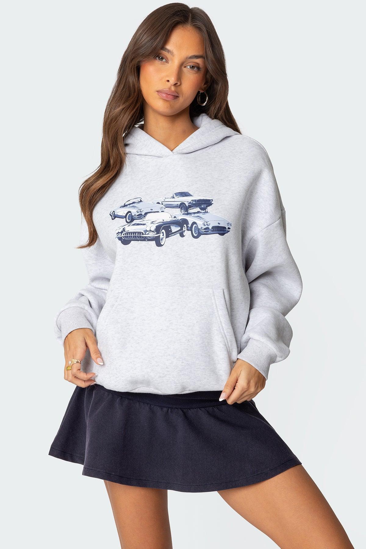 Retro Rides Hoodie Product Image