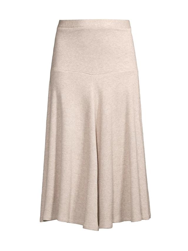 Womens Knit Drop-Waist Midi-Skirt Product Image