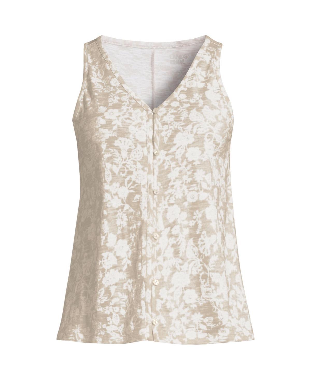 Lands End Womens Slub Tank Top Product Image