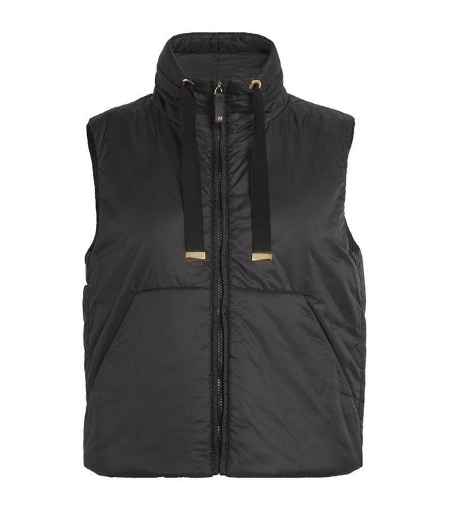 Greenvest Sleeveless Puffer Jacket - The Cube In Black Product Image