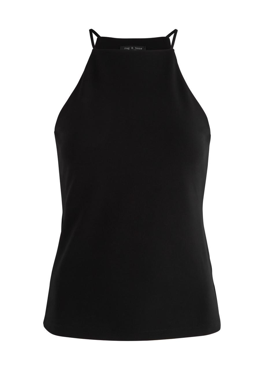 RAG & BONE Irina Square Neck Tank Top In Black Product Image