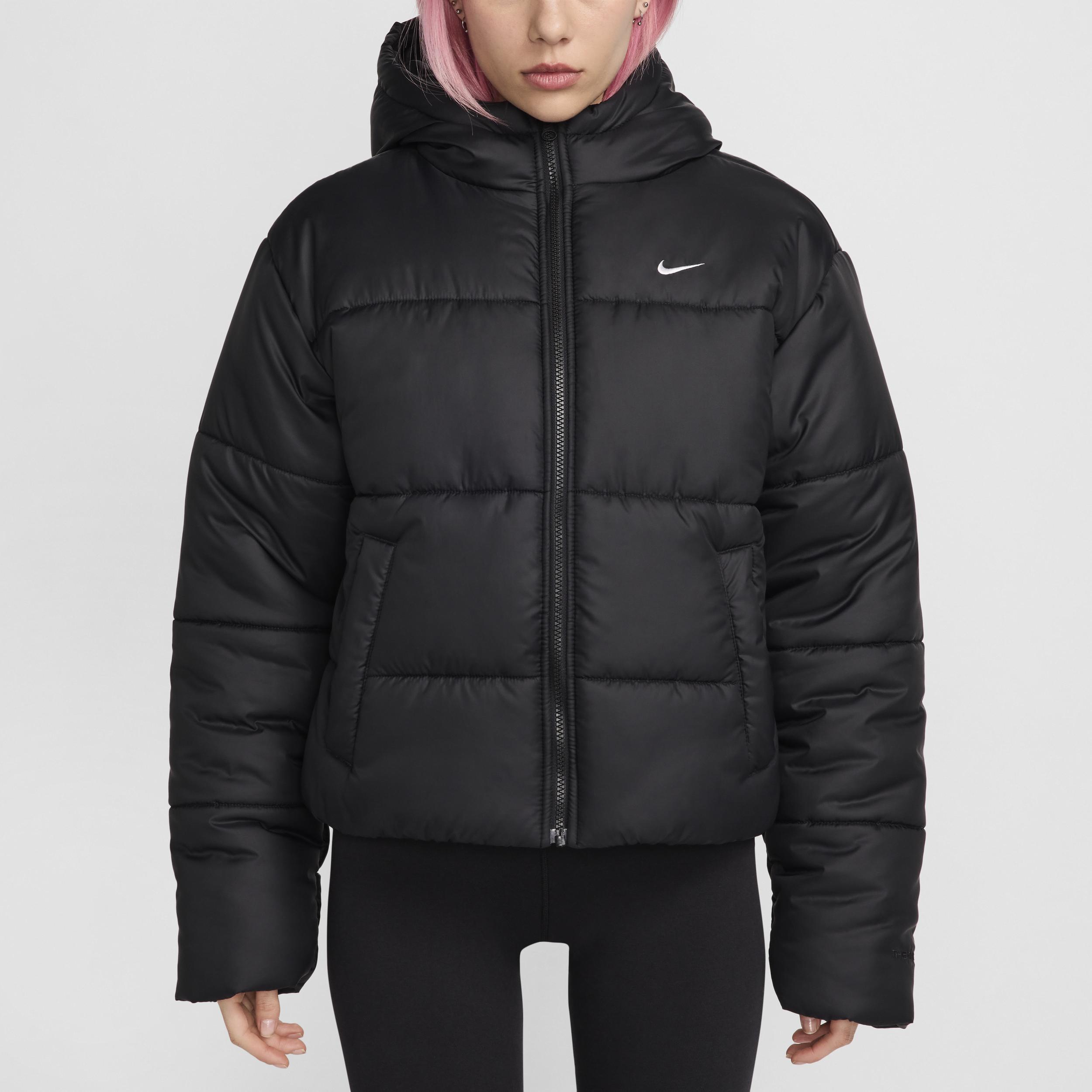 Women's Nike Sportswear Classic Puffer Therma-FIT Loose Hooded Jacket Product Image