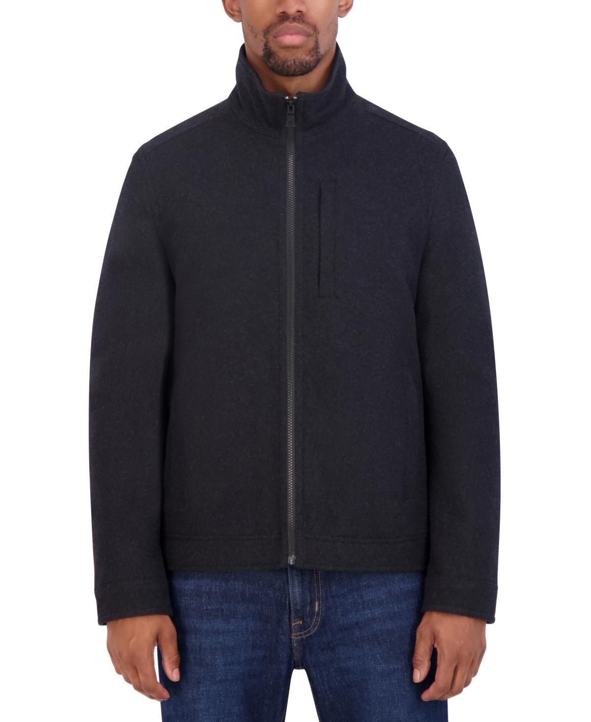 Nautica Mens Wool Blend Zip Jacket Product Image