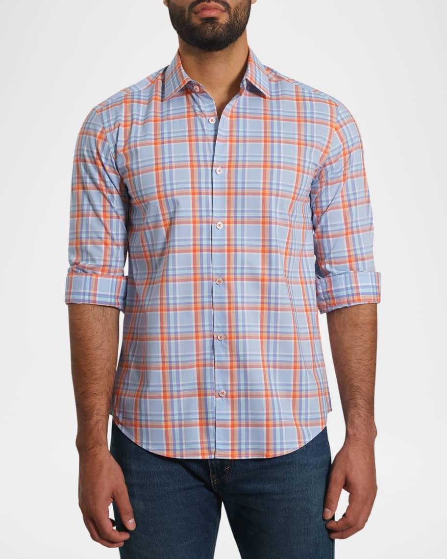 Men's Plaid Sport Shirt Product Image