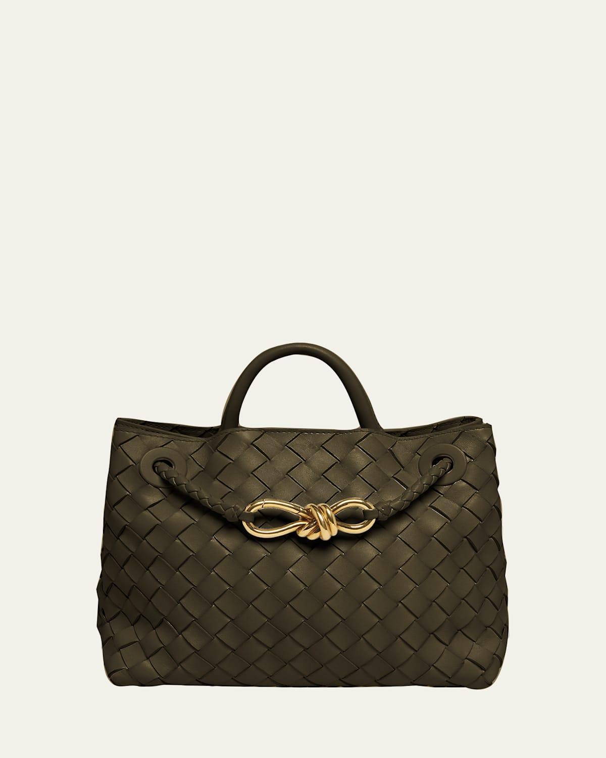 Bottega Veneta Andiamo Small Woven Shoulder Bag Product Image