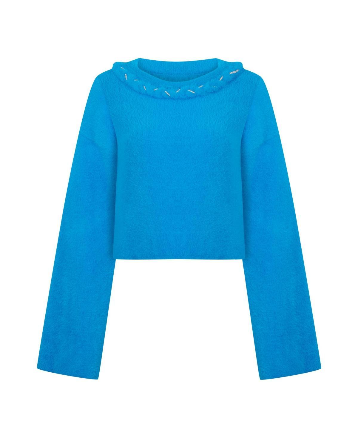 Nocturne Womens Embellished Knit Sweater product image