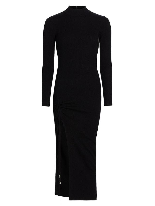 Womens Merino Ruched Maxi Dress Product Image