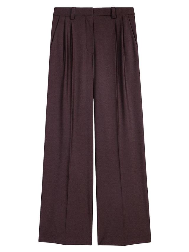 Womens Wide Leg Suit Trousers Product Image