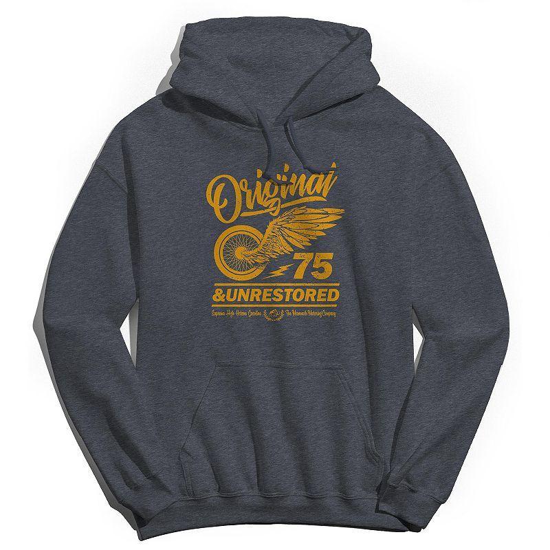 Mens High Octane Graphic Hoodie Dark Grey Grey Product Image