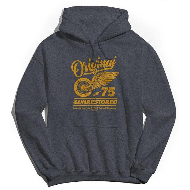 Mens High Octane Graphic Hoodie Dark Grey Grey Product Image