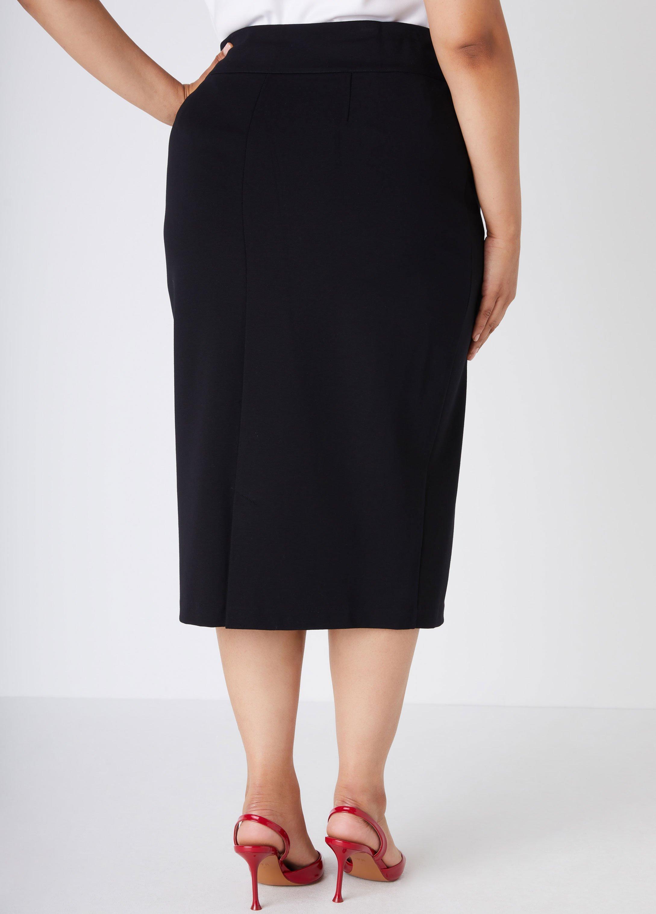 Ponte Midi Pencil Skirt Product Image