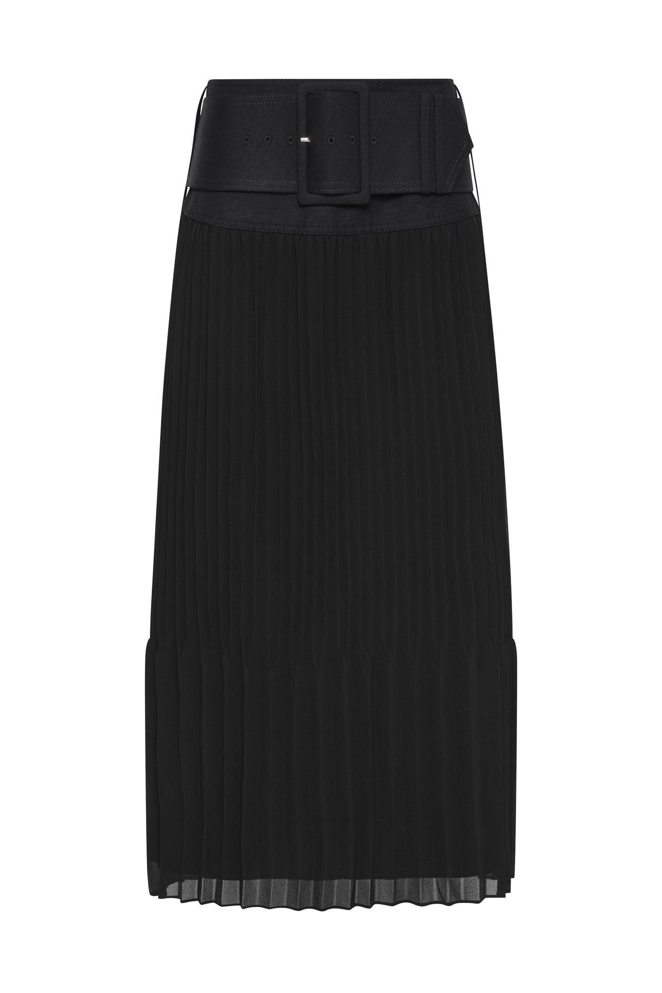 Cathedra Belted Midi Skirt Product Image