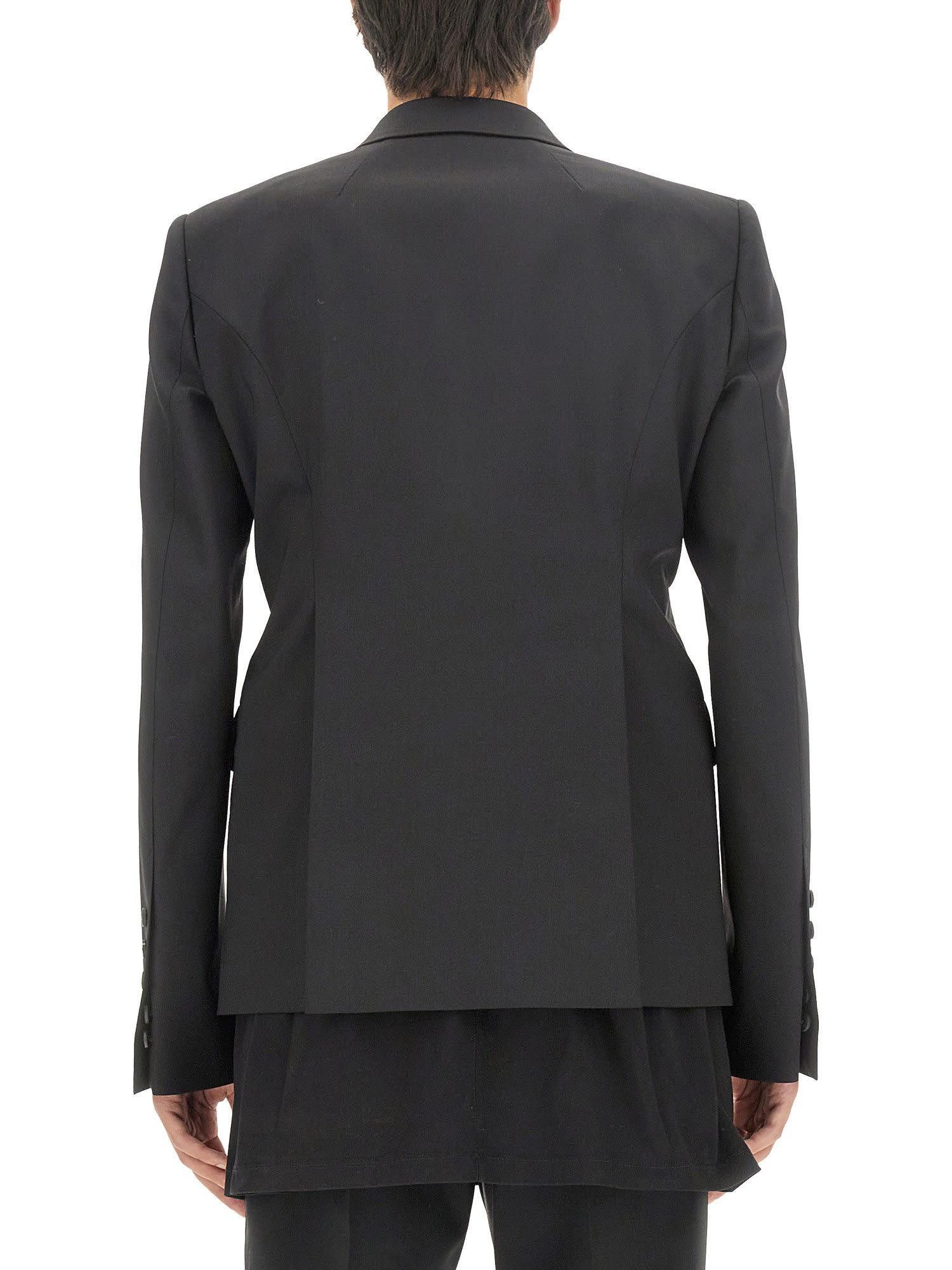 RICK OWENS Single-breasted Jacket In Black product image