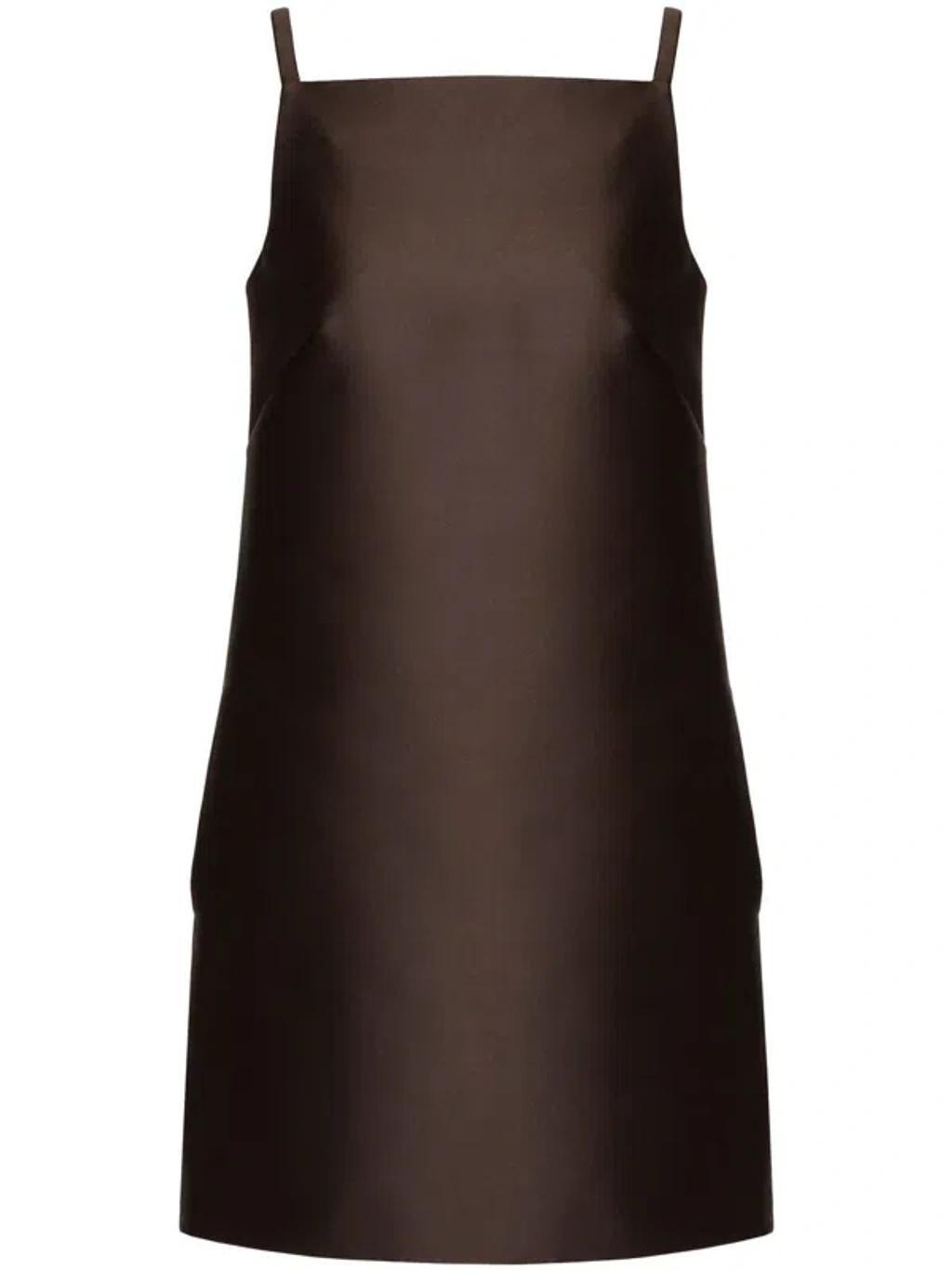 Mini Strap Mini Dress In Brown Product Image