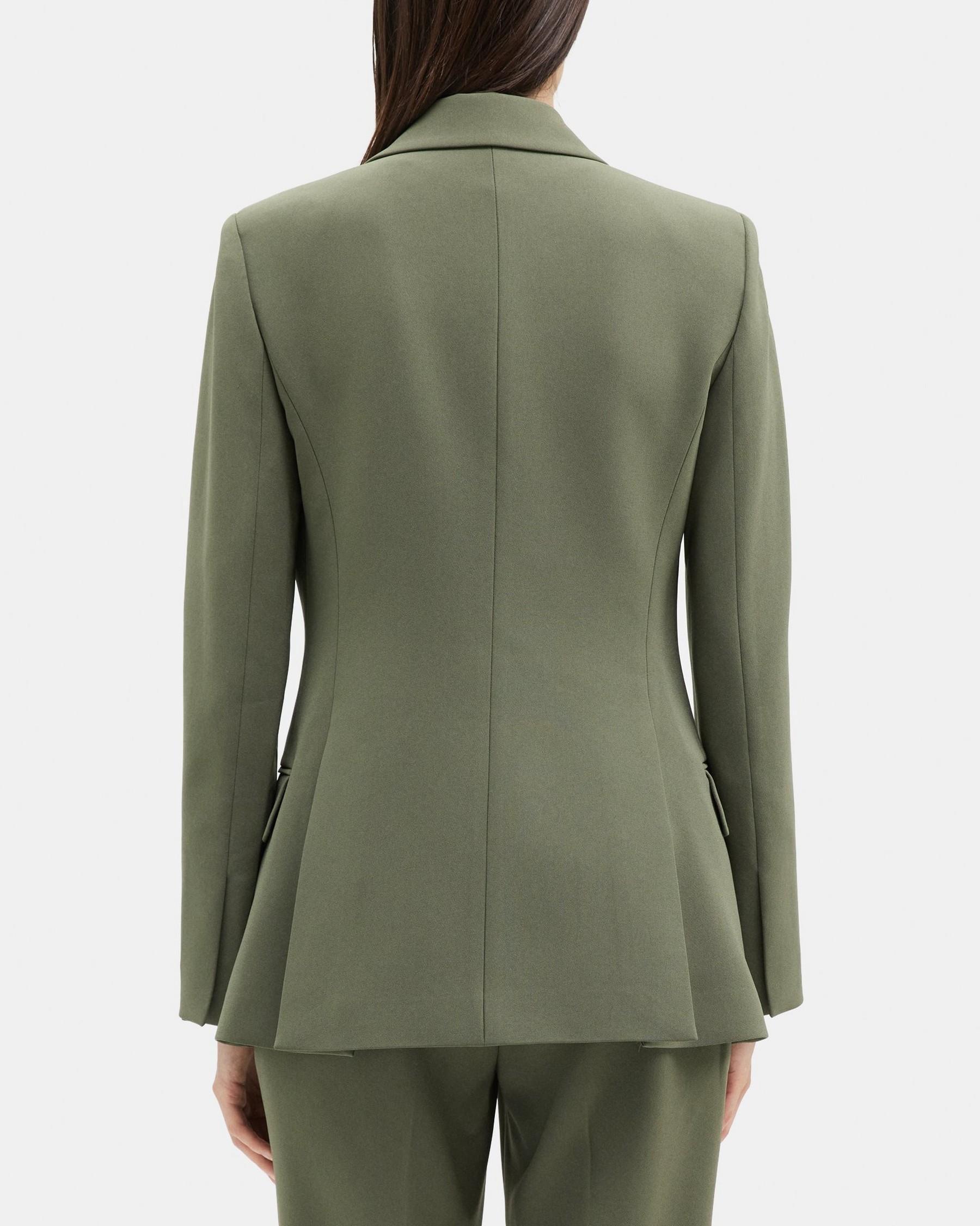 Fitted Blazer in Crepe Product Image