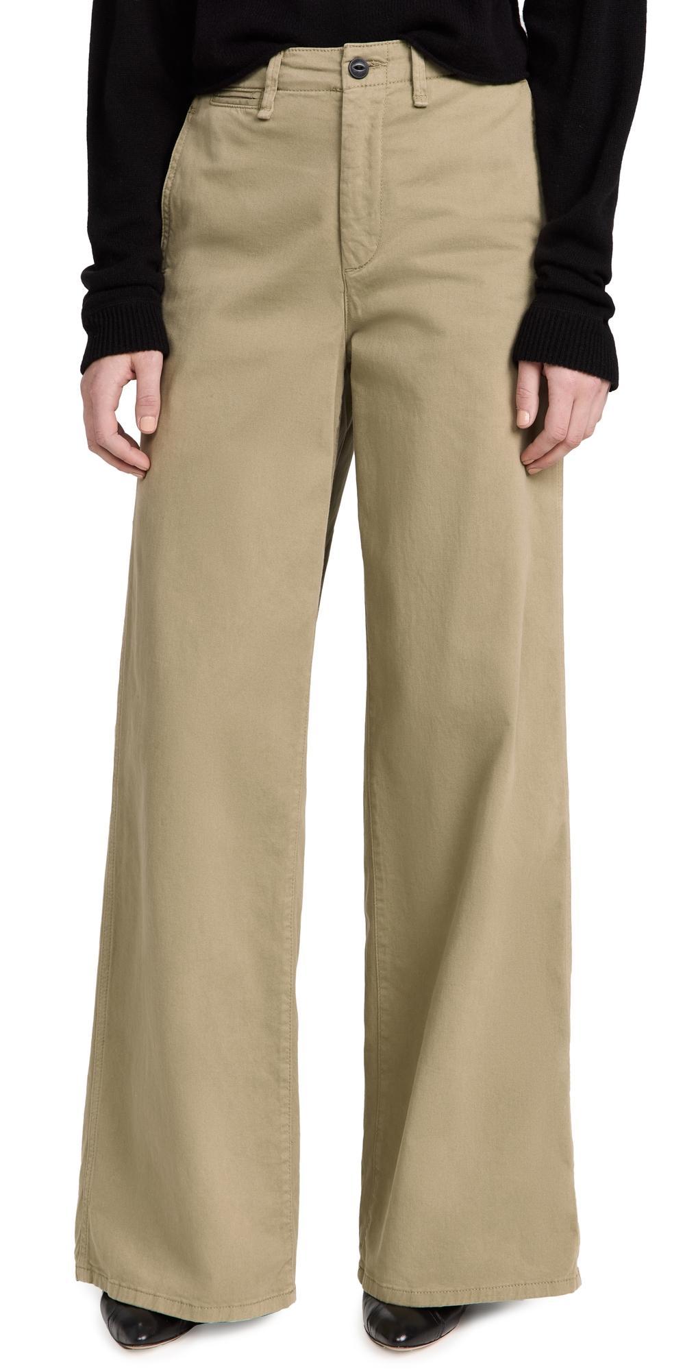 Sofie Wide-Leg Chino Pants Product Image