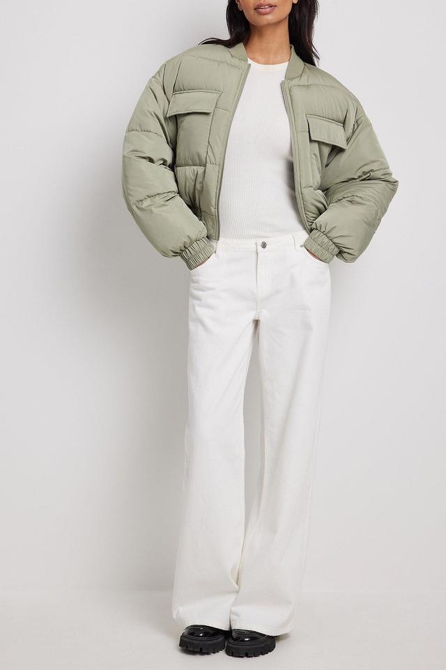 Short Puffer Bomber Jacket Product Image