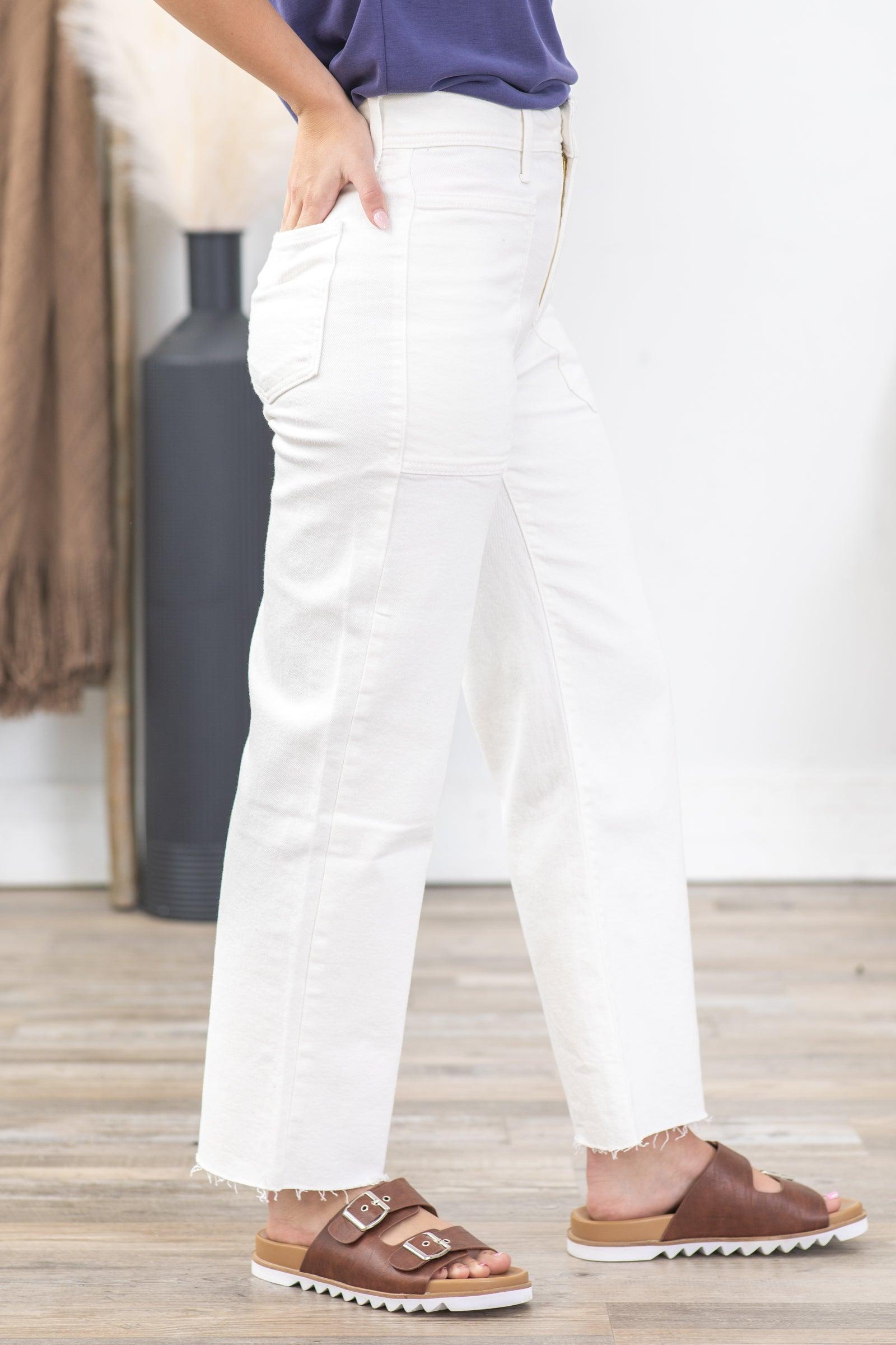 JBD Ivory Utility Wide Leg Jean Product Image