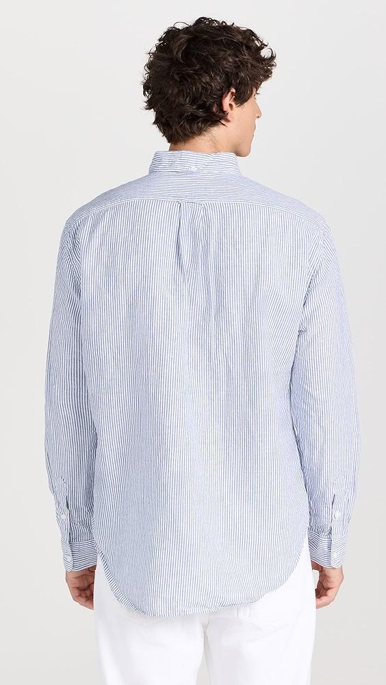 Gitman Vintage Striped Linen Button Down | Shopbop Product Image