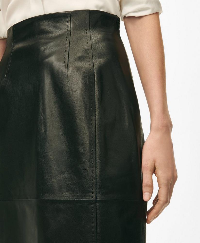 Leather Pencil Skirt Product Image