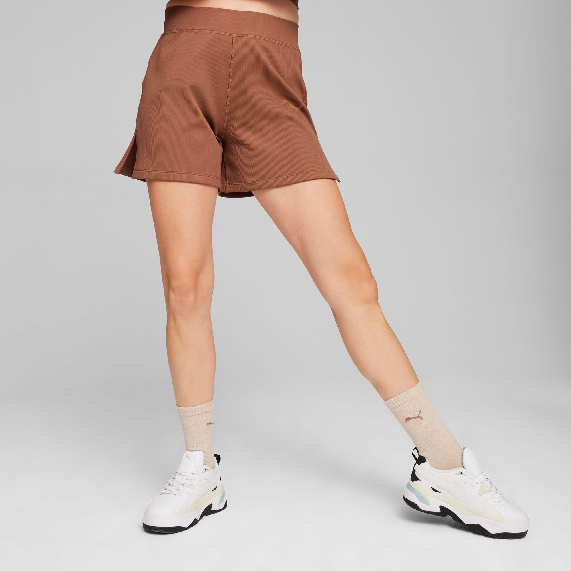 DARE TO Women's MUTED MOTION Flared Shorts Product Image