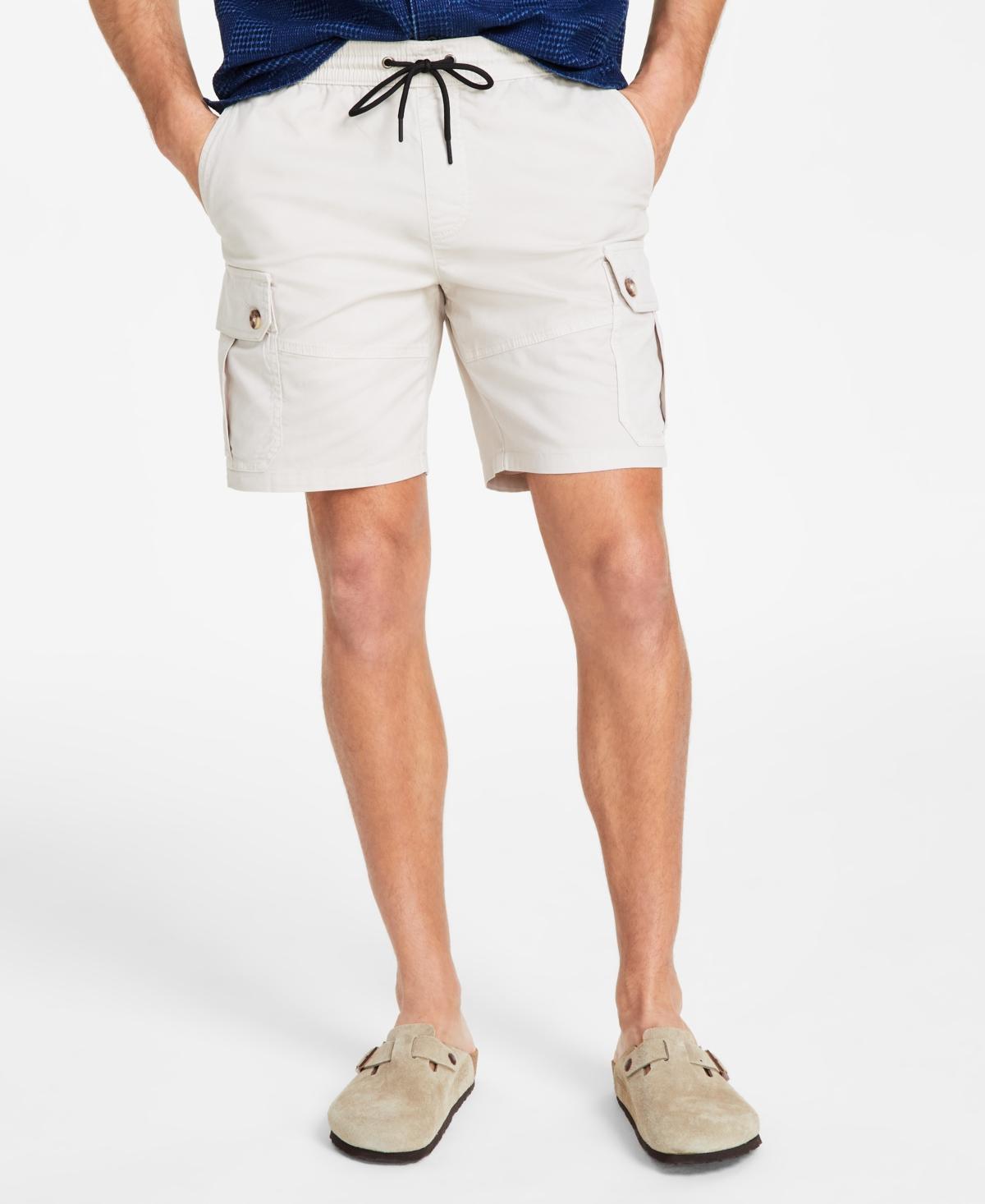 Sun + Stone Mens Relaxed Fit 8 Cargo Shorts, Created for Macys Product Image