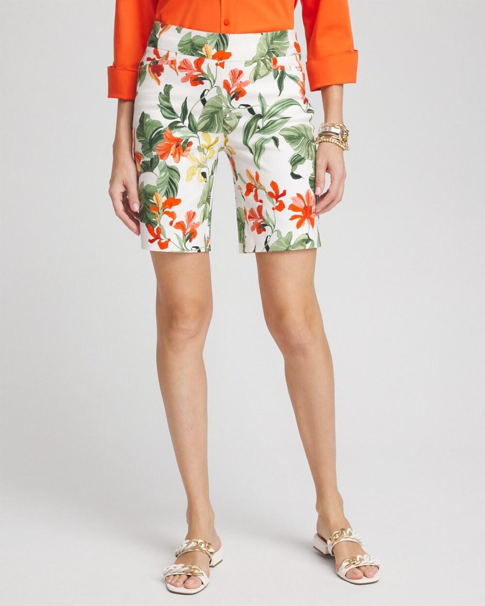 Women's Brigitte 7" Orchid Print Shorts Product Image