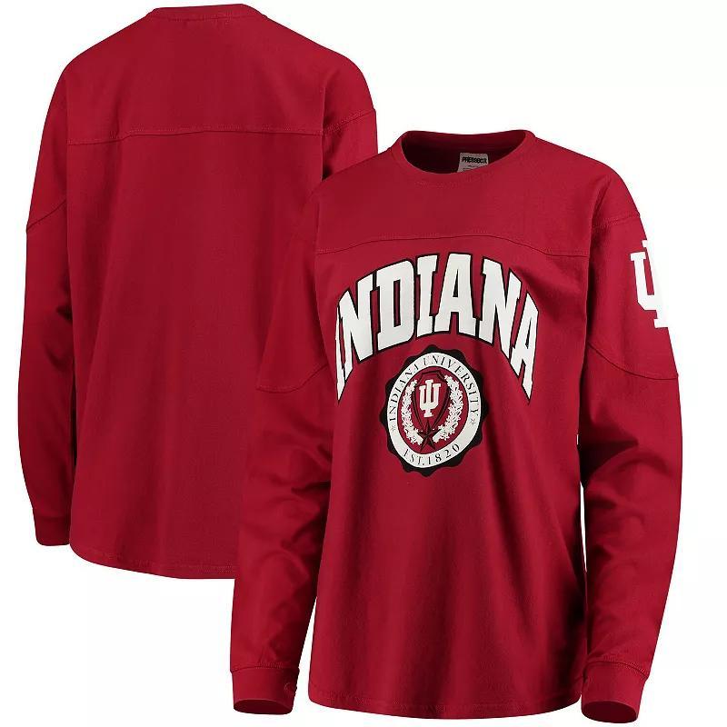 Womens Crimson Indiana Hoosiers Edith Long Sleeve T-shirt Product Image