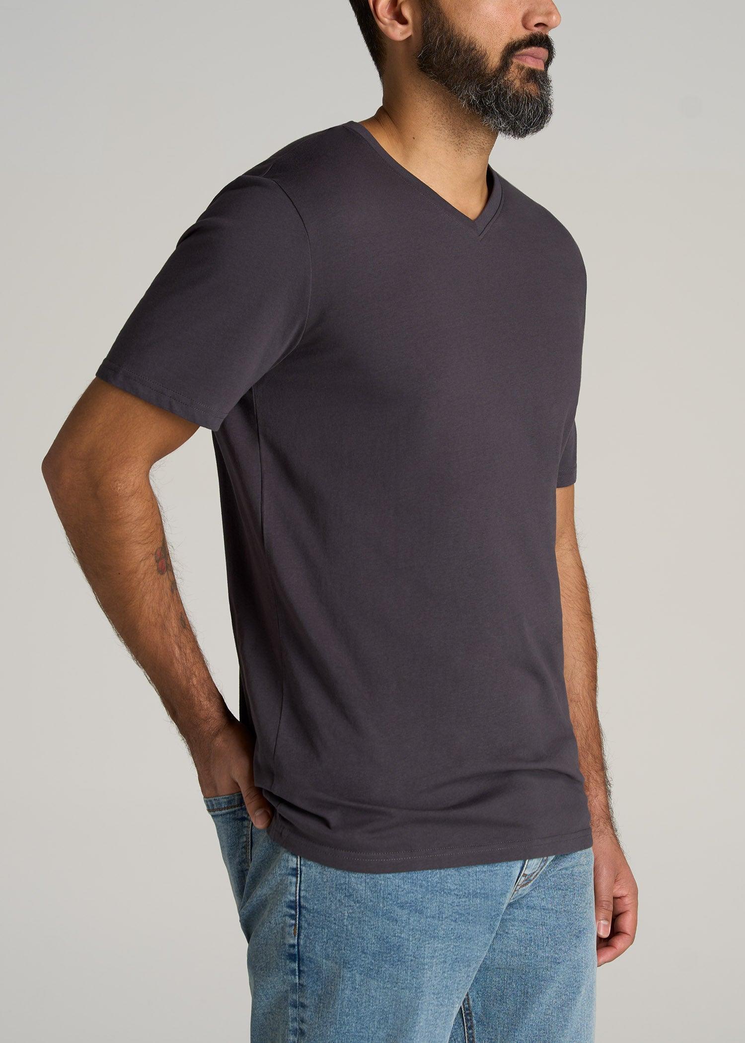 The Everyday REGULAR-FIT V-Neck Tall Men's T-Shirt in Charcoal Male Product Image