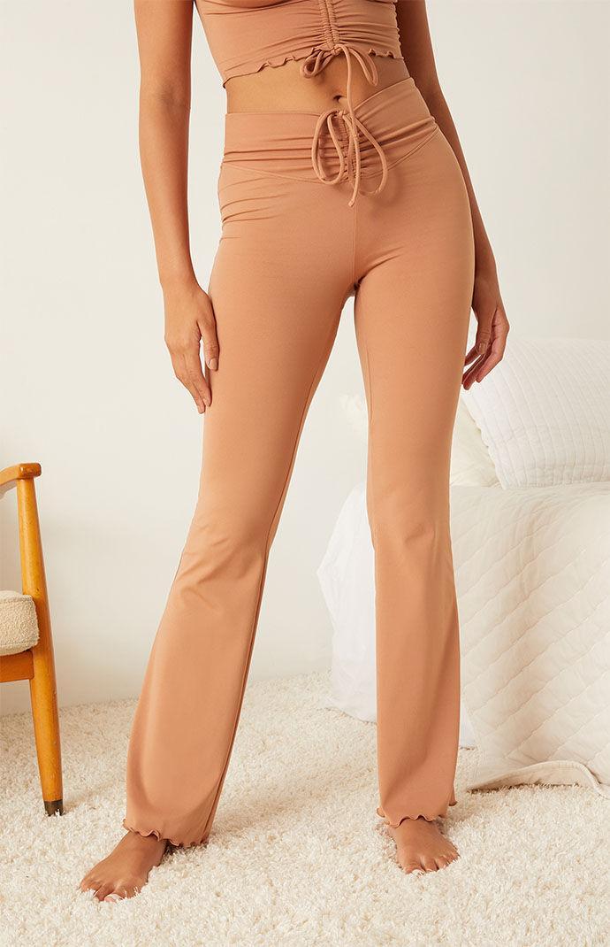 PacSun Womens Active Cinched Yoga Pants - Brownarge Product Image