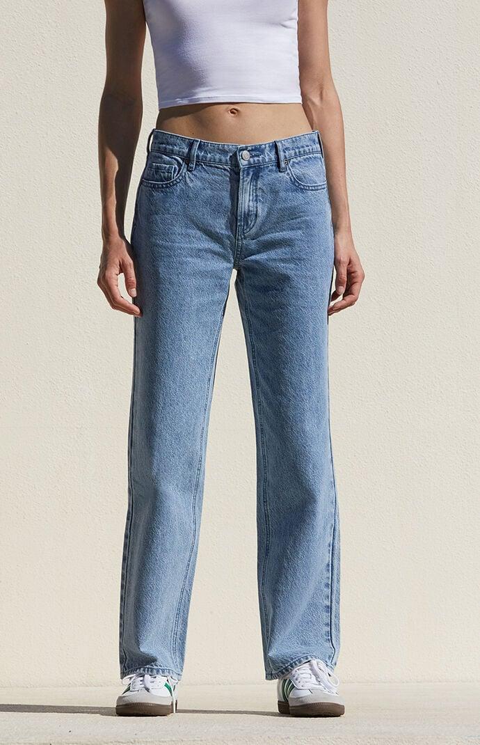 Women's Low Rise Straight Leg Jeans - product image