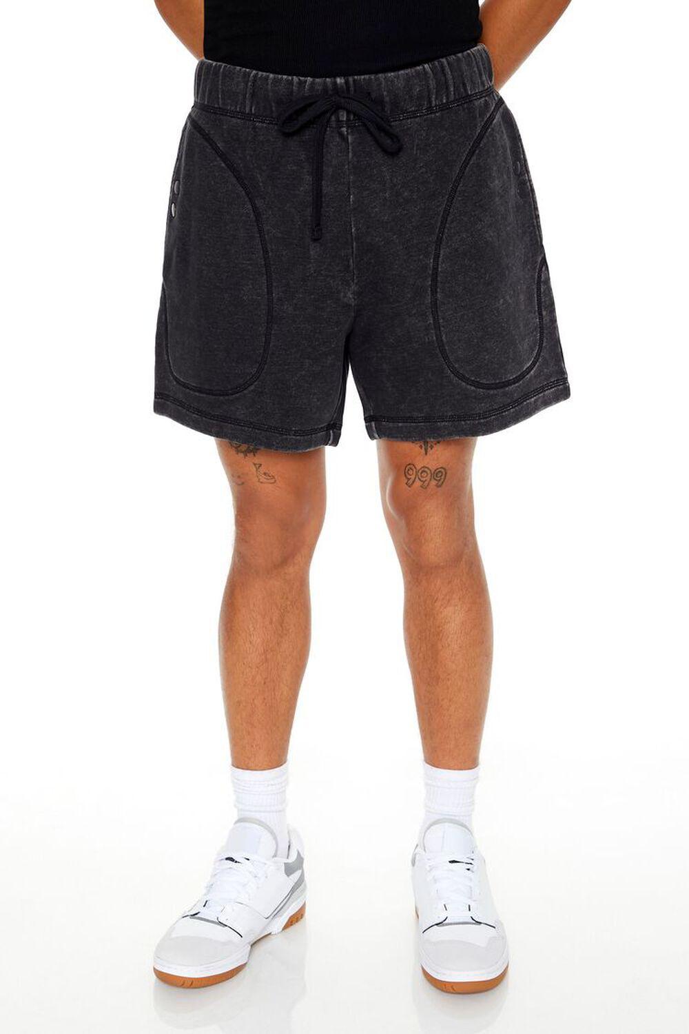 Washed French Terry Shorts | Forever 21 Product Image