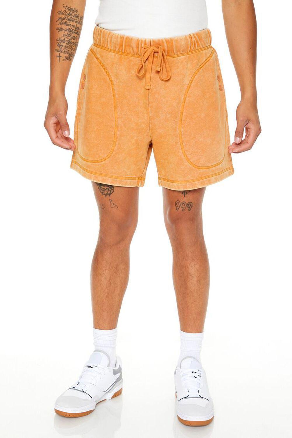 Washed French Terry Shorts | Forever 21 Product Image