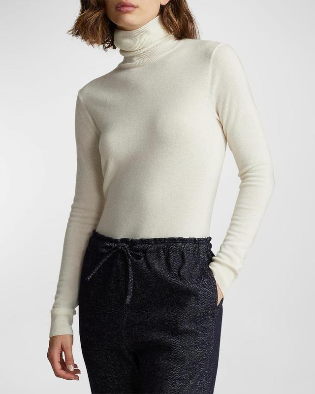 Womens Cashmere Turtleneck Sweater Product Image