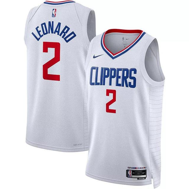 Unisex Nike Kawhi Leonard LA Clippers Swingman Jersey - Association Edition, Adult Unisex Product Image